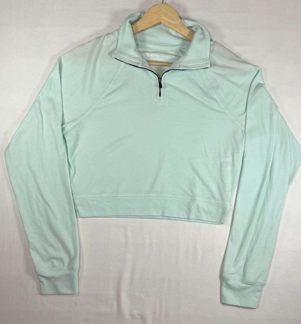 The Normal Brand Active Puremeso Size S Quarter-Zip